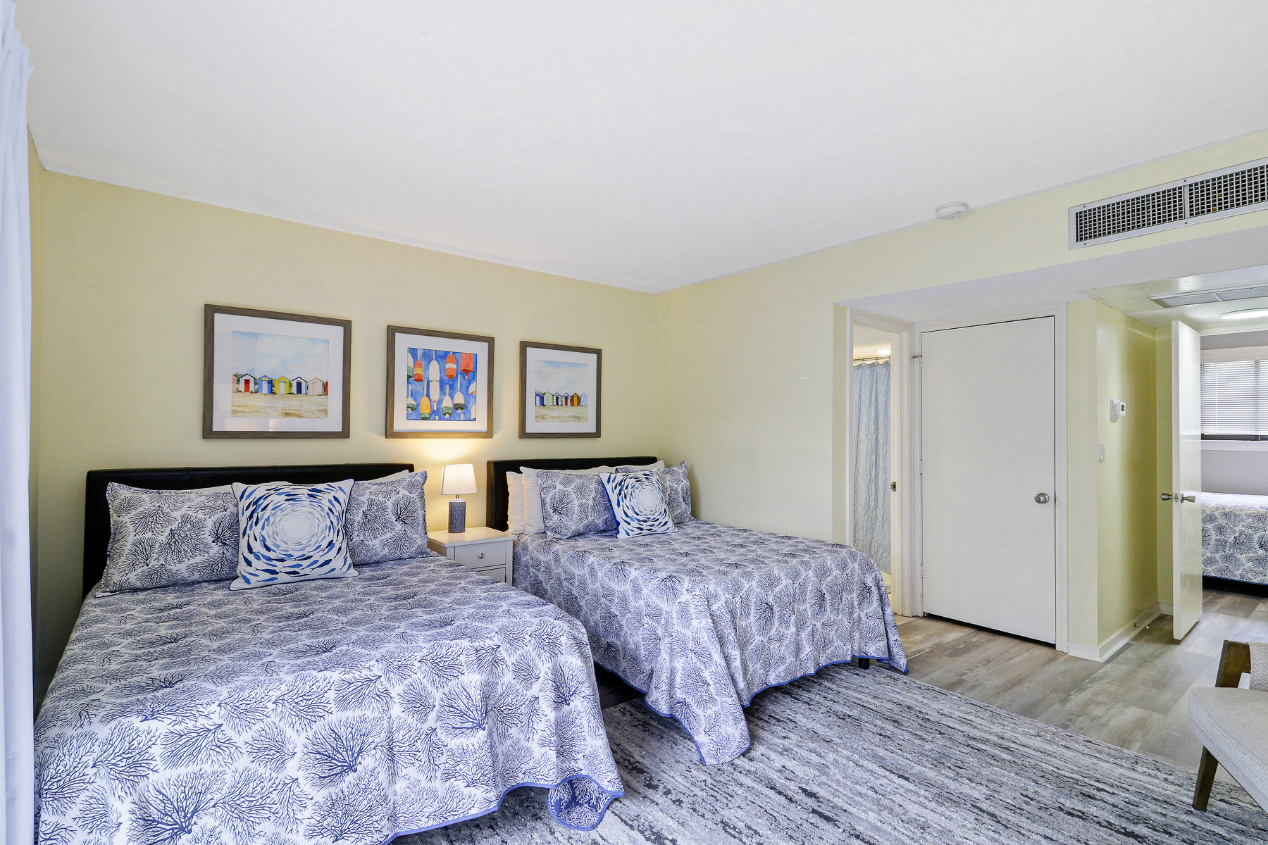 40 Hickory Cove | Bedroom 2 w/ two double beds