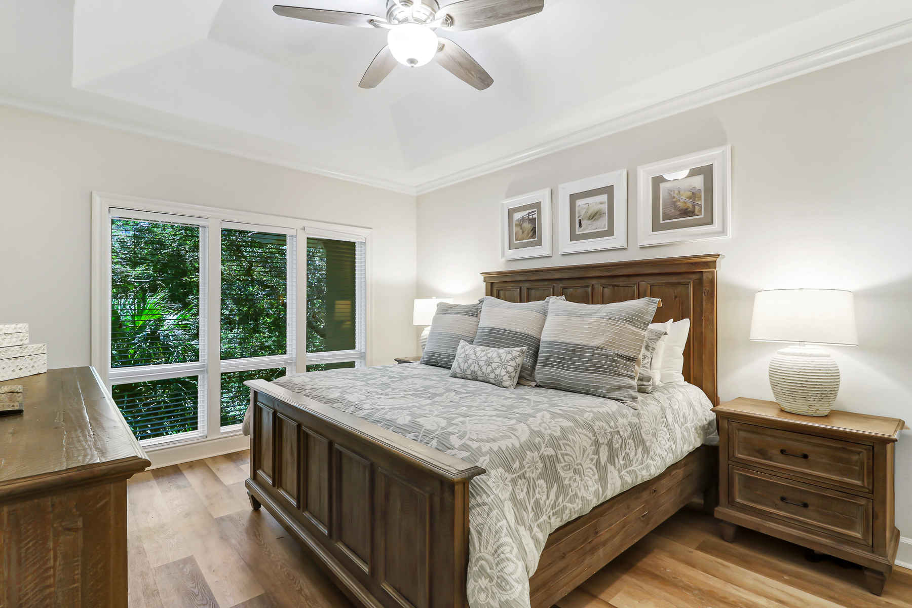 8110 Wendover Dunes | Bedroom 1 w/ King bed & balcony access