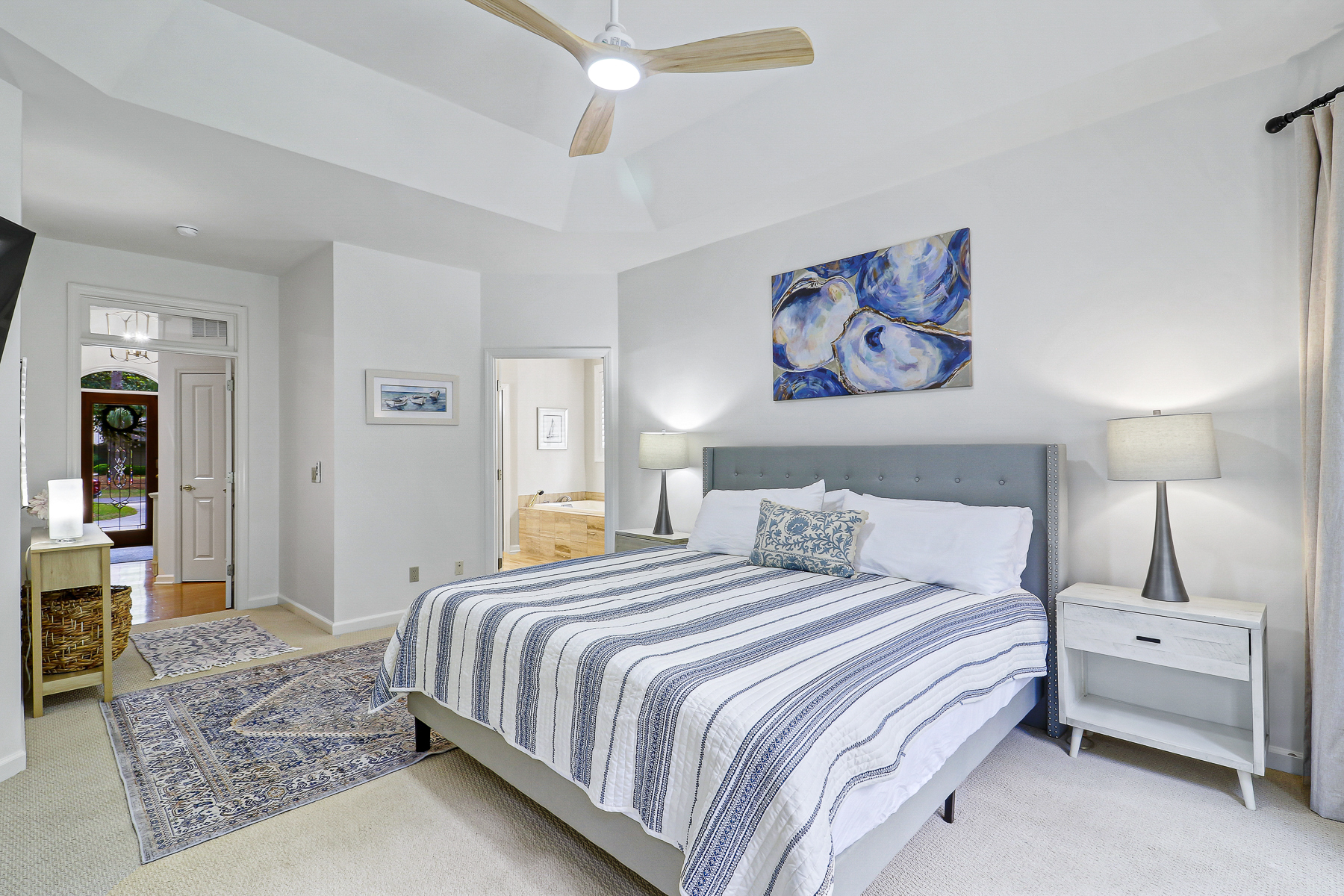 6 Gunnery | Bedroom 1 King Bed w/ pool deck access
