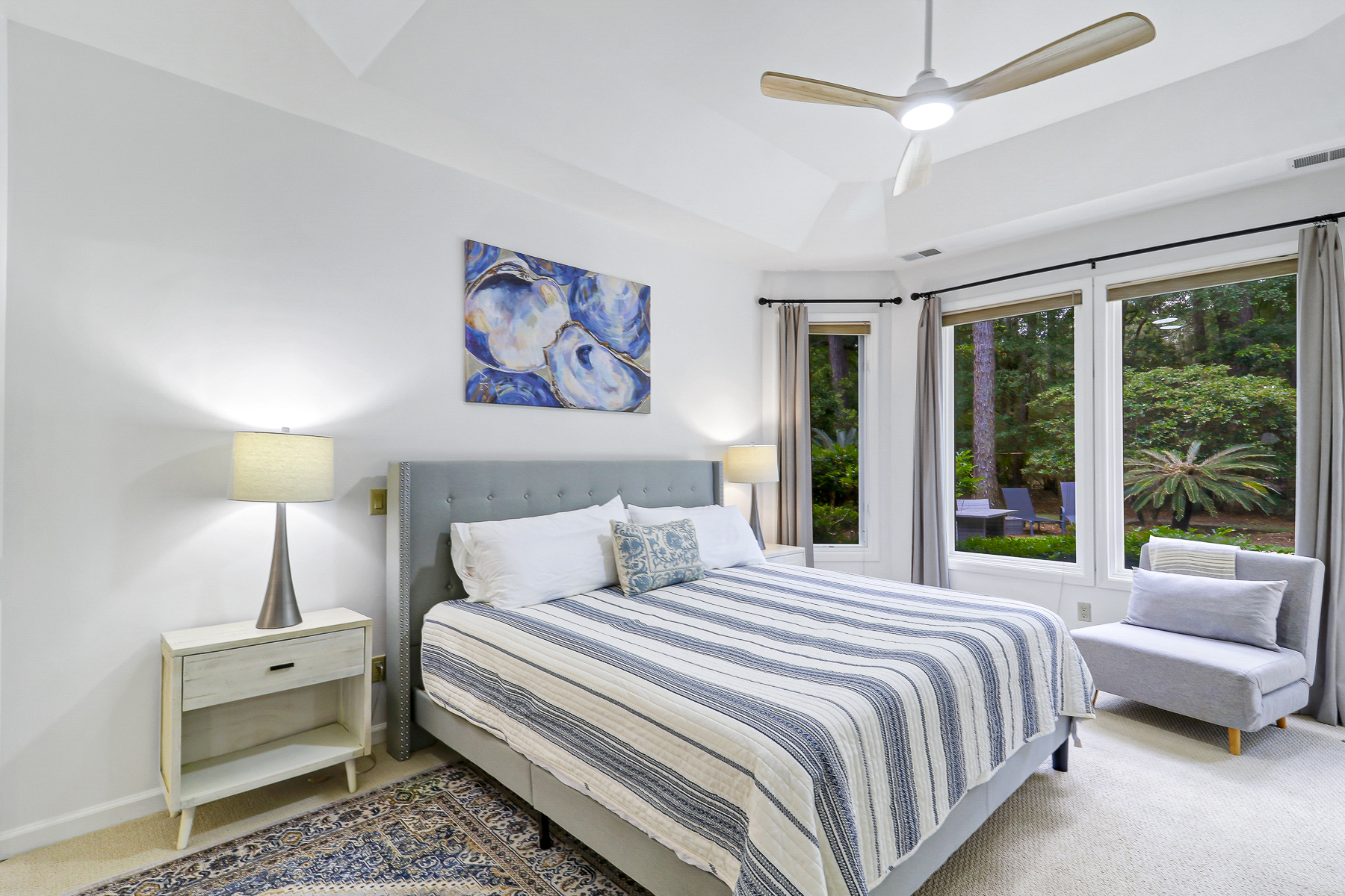 6 Gunnery | Bedroom 1 King Bed w/ pool deck access