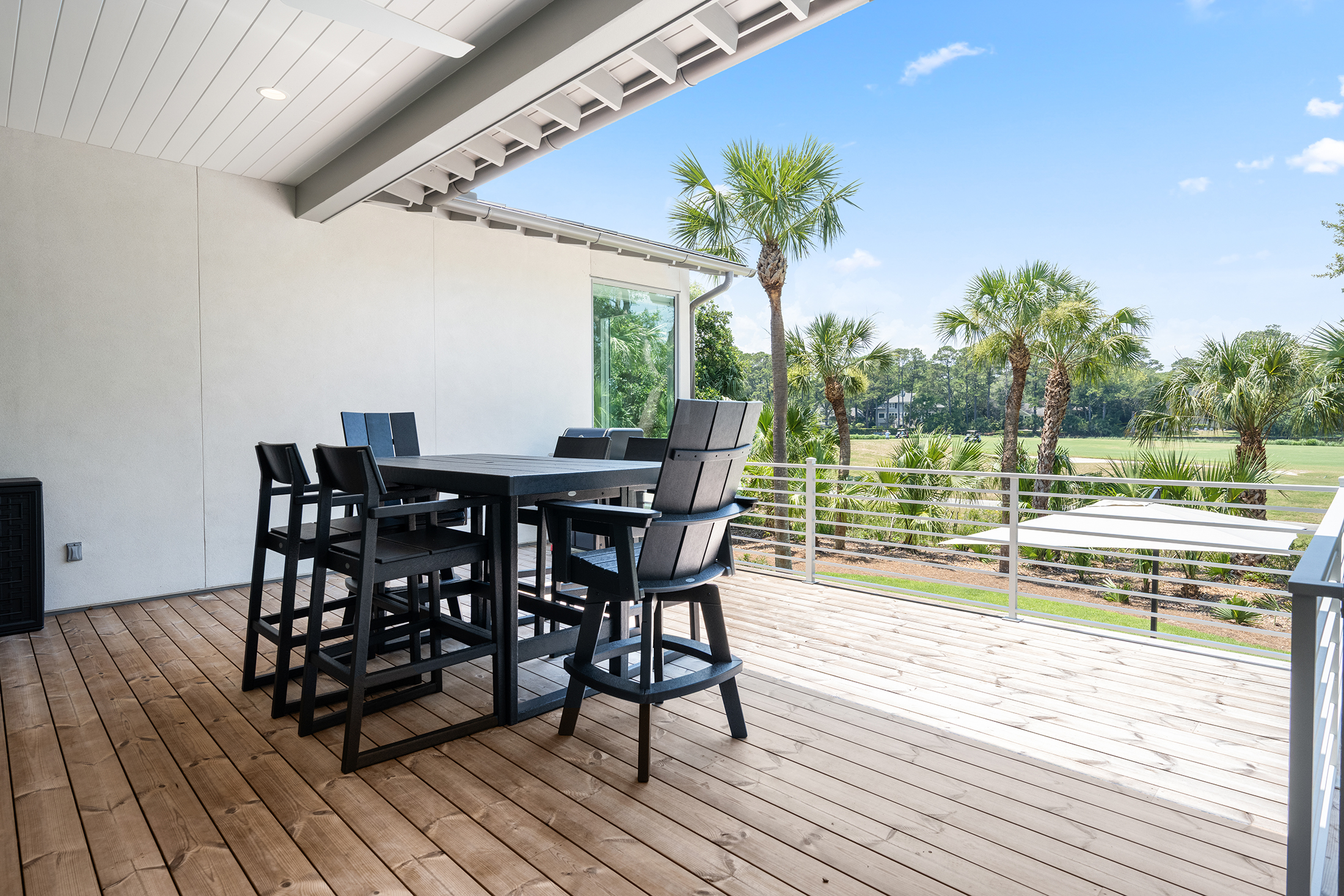 49 Sea Lane | Back deck with ample seating & brand new grill