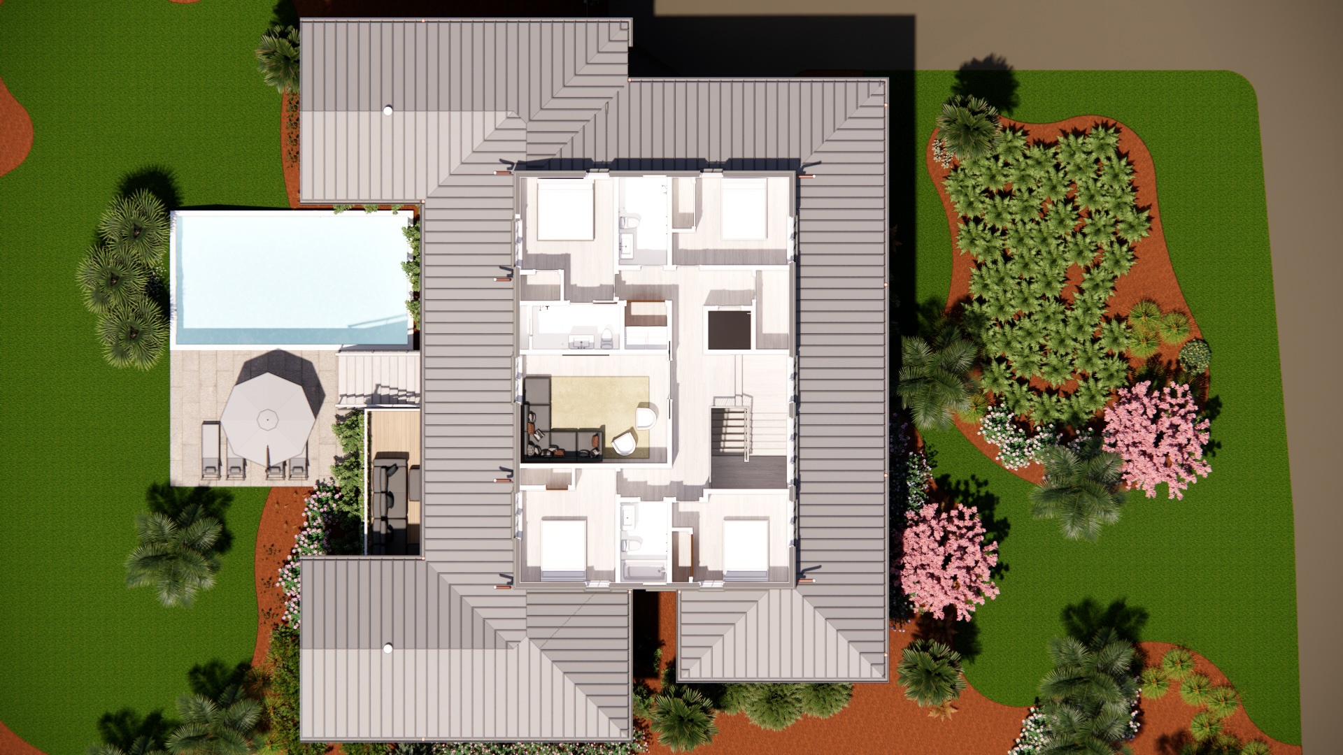 49 Sea Lane | Second Floor Floor plan Rendering