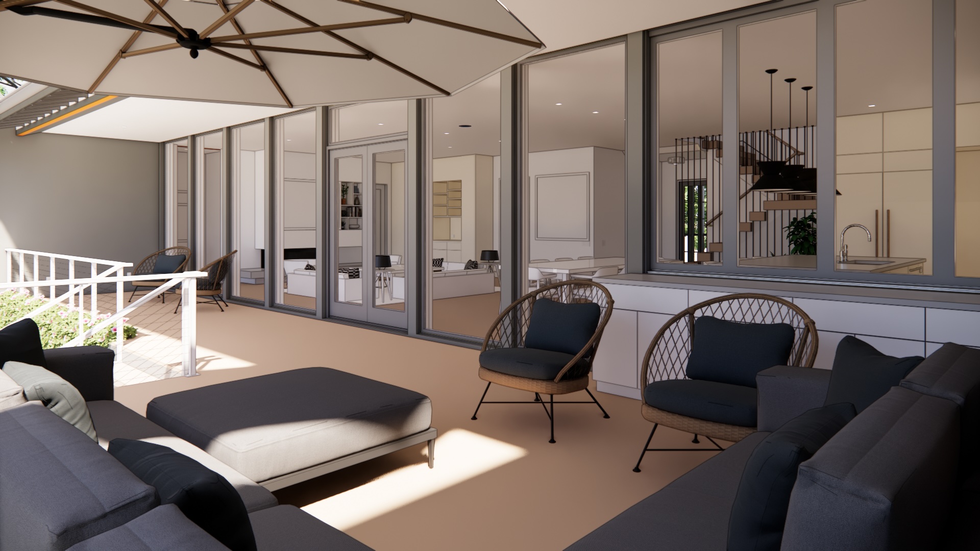 49 Sea Lane | Back Deck Rendering