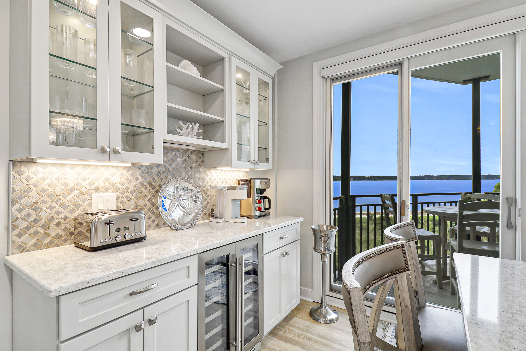 1922 South Beach Club | Stylish coffee station for morning brews