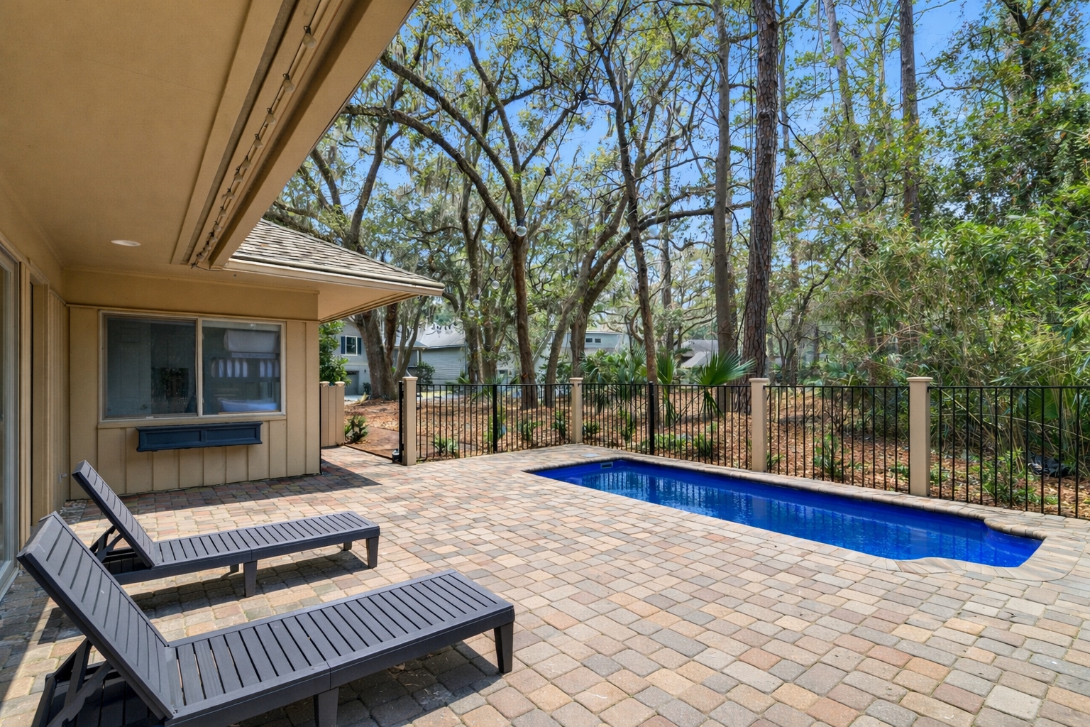 1 Indigo Lane | Brand new pool deck w/ loungers