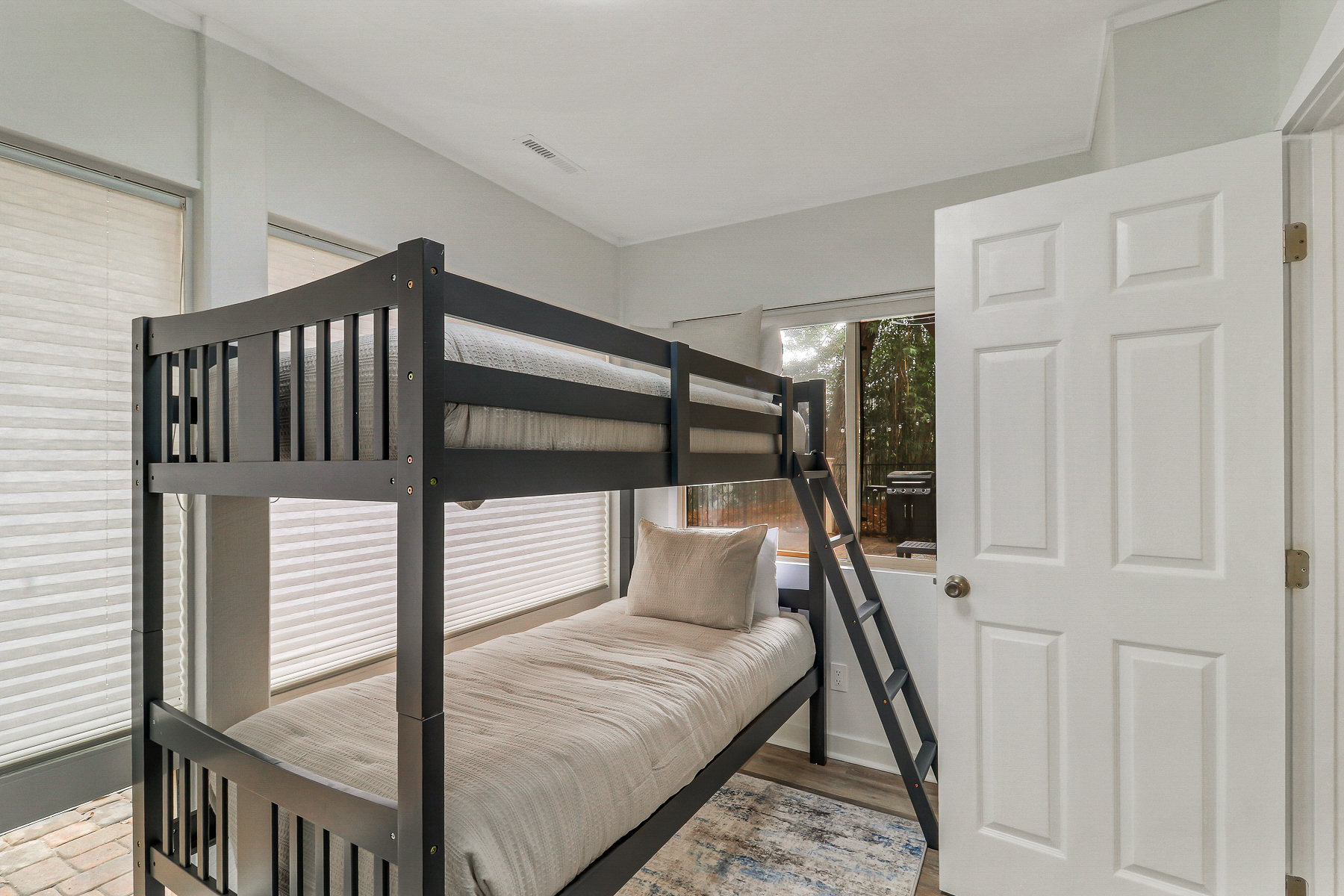 1 Indigo Lane | Bedroom 2 twin over twin bunk bed