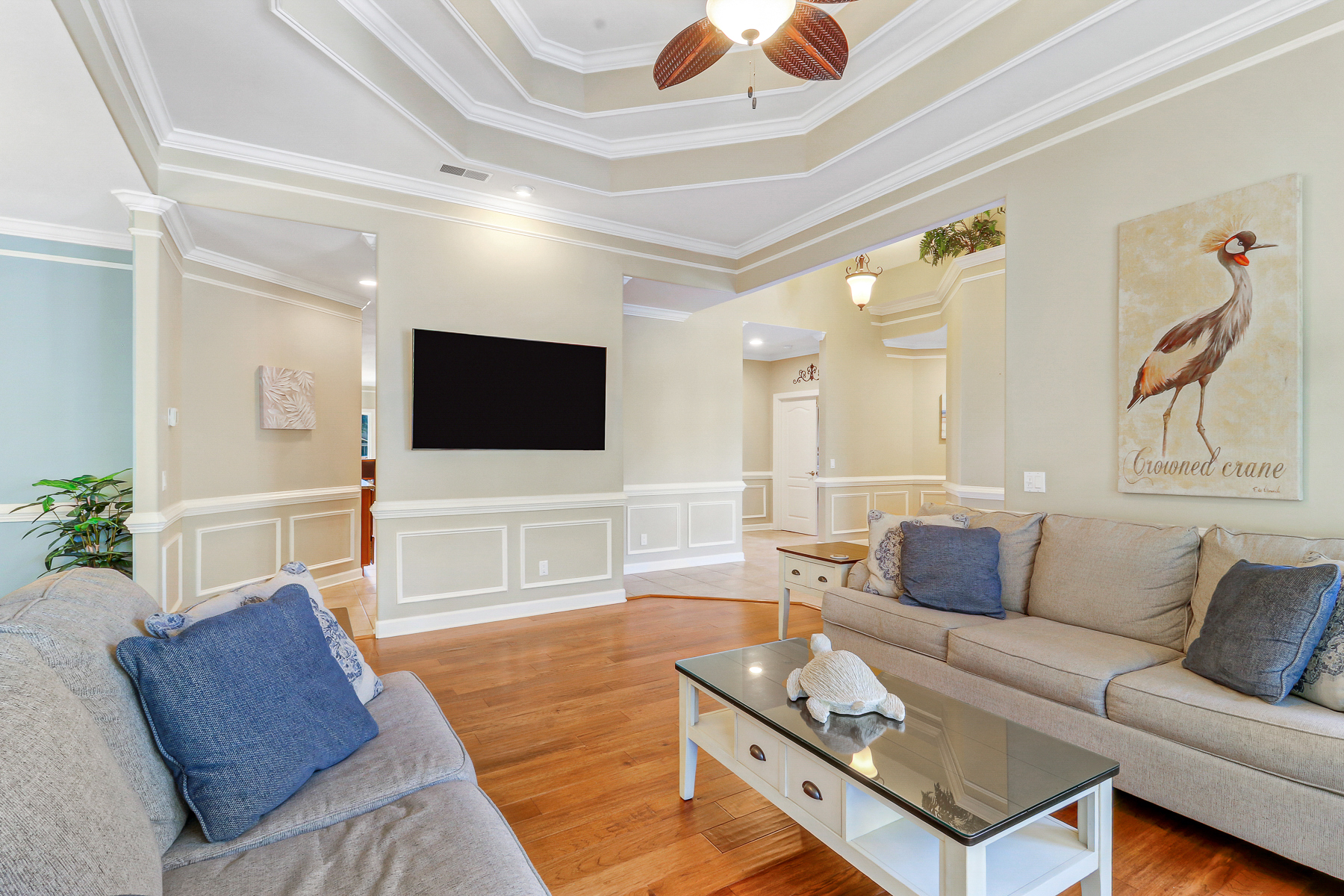 72 Full Sweep | Cozy formal living room with big windows