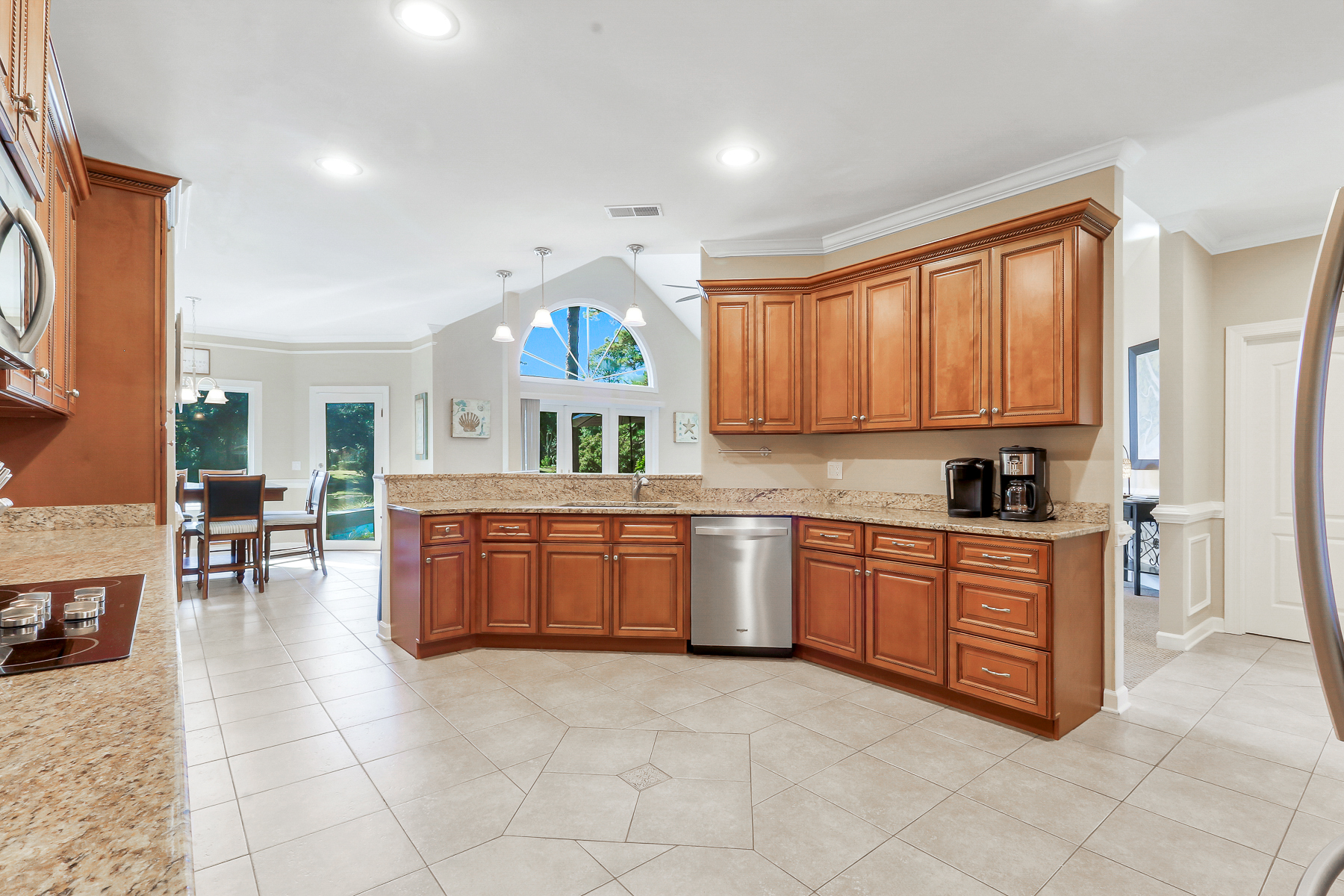 72 Full Sweep | Spacious kitchen with stainless steel appliances