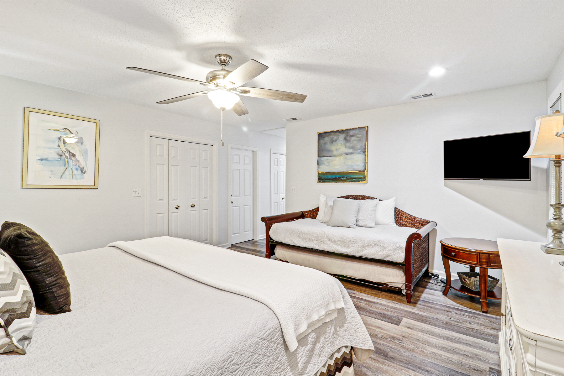 10 Battery | Bedroom 1 w/ King bed & twin trundle