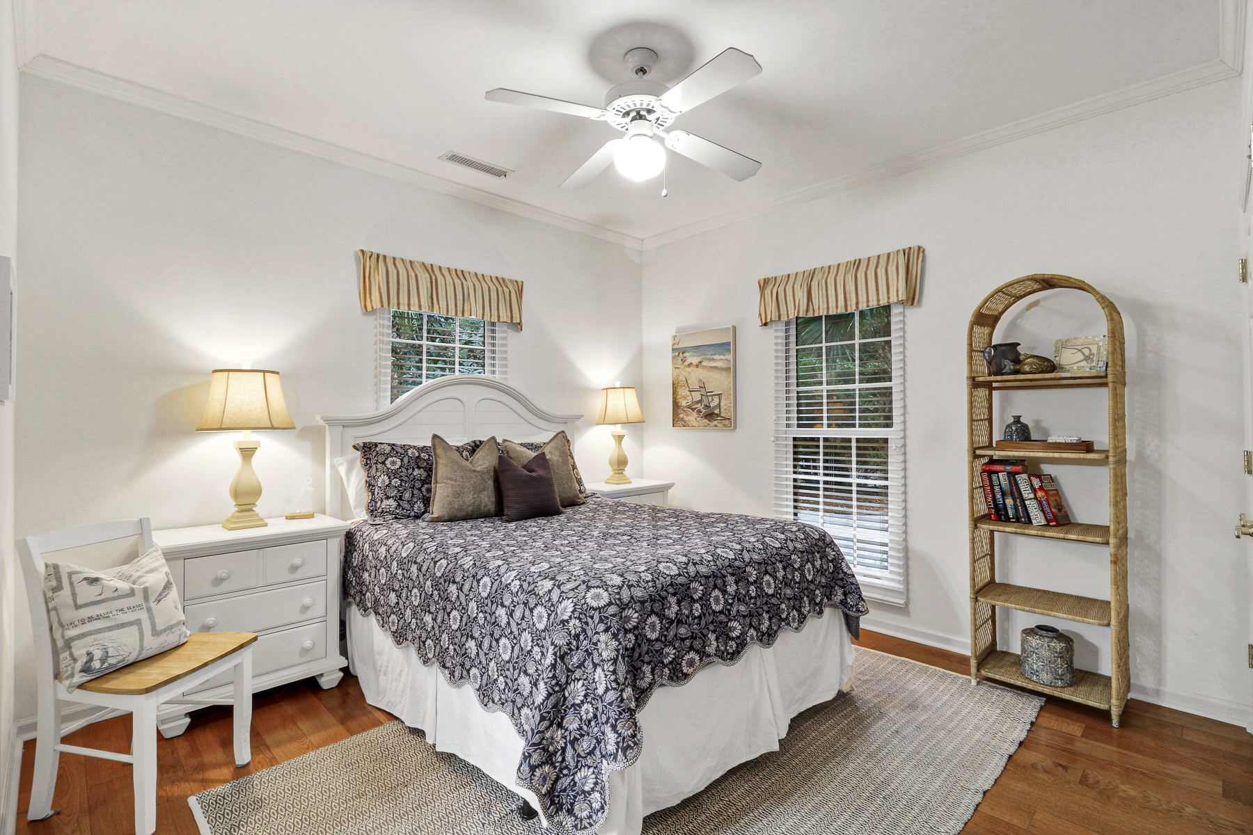 4 East Garrison | Bedroom 1 queen bed & ensuite bathroom