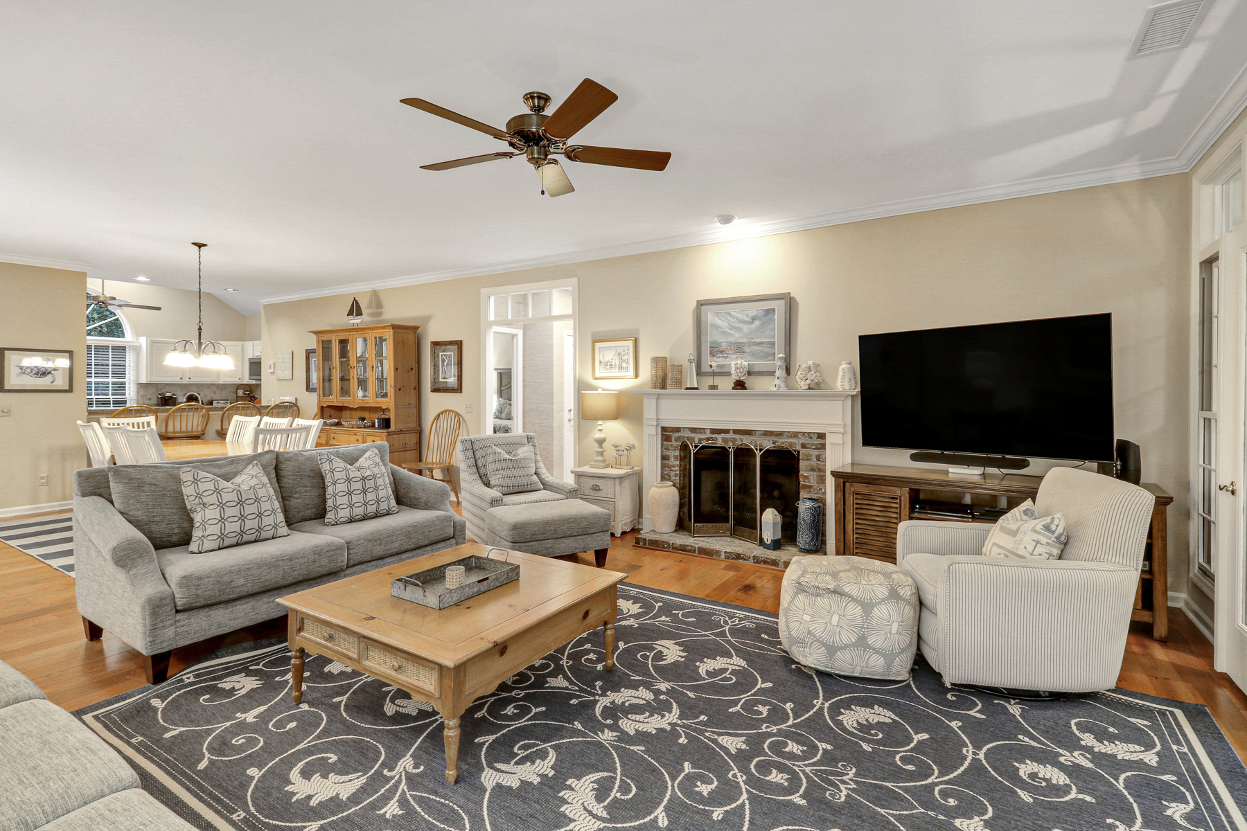 4 East Garrison | Watch tv in the spacious living area