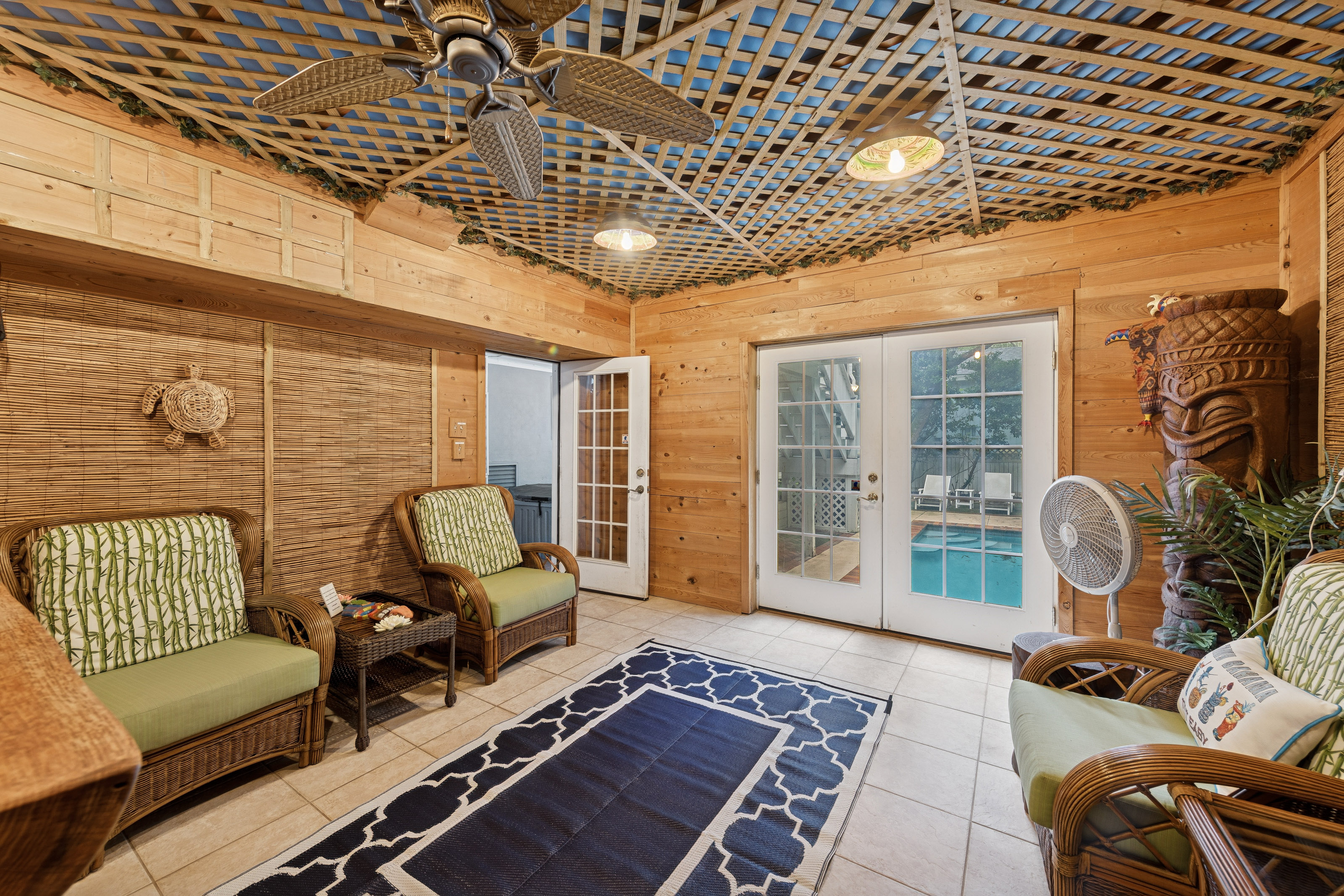 66 Dune Lane | Custom Tiki Hut w/ built in sauna