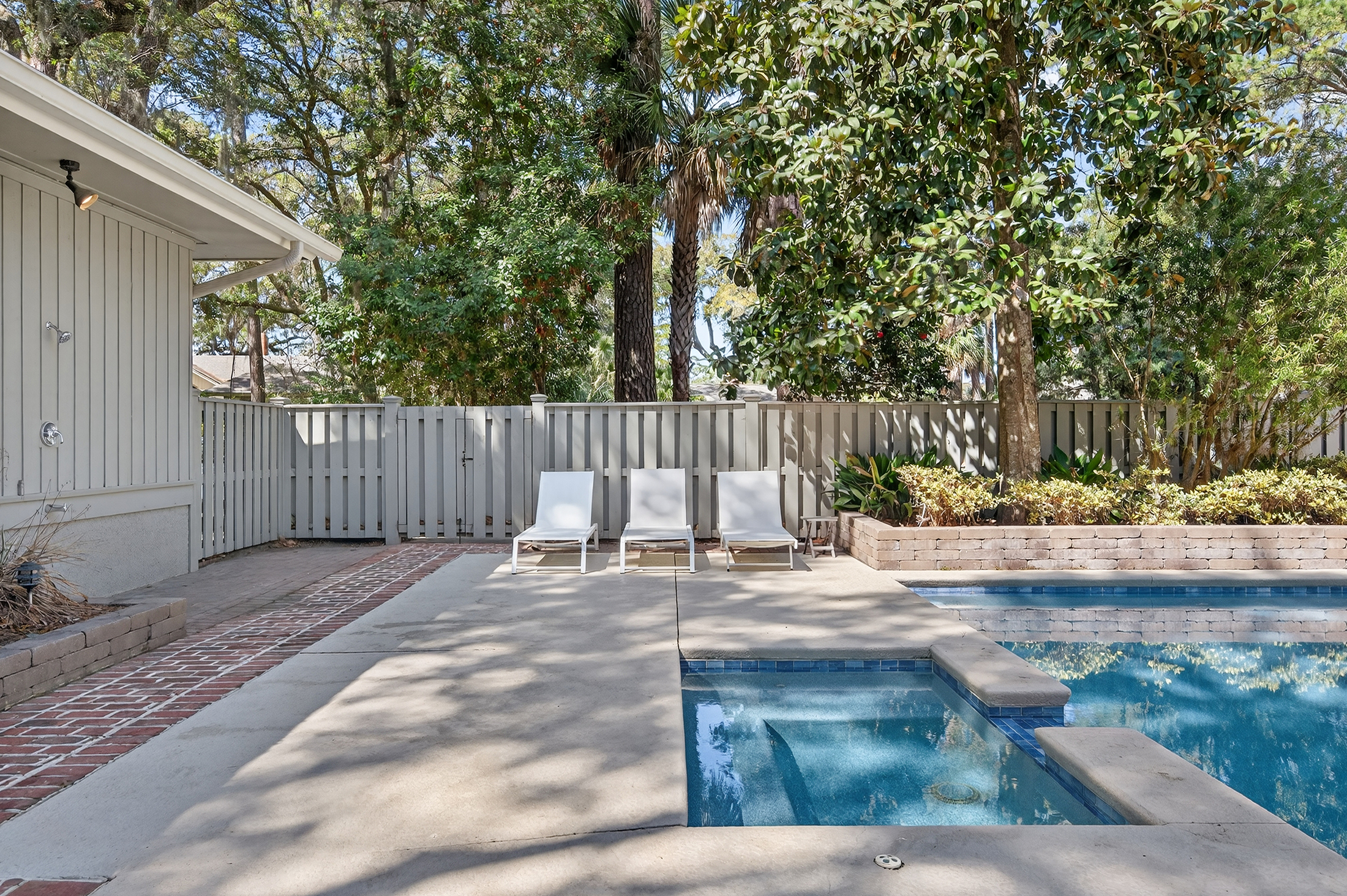 28 Battery | Spacious Pool Deck w/ spa & Seating