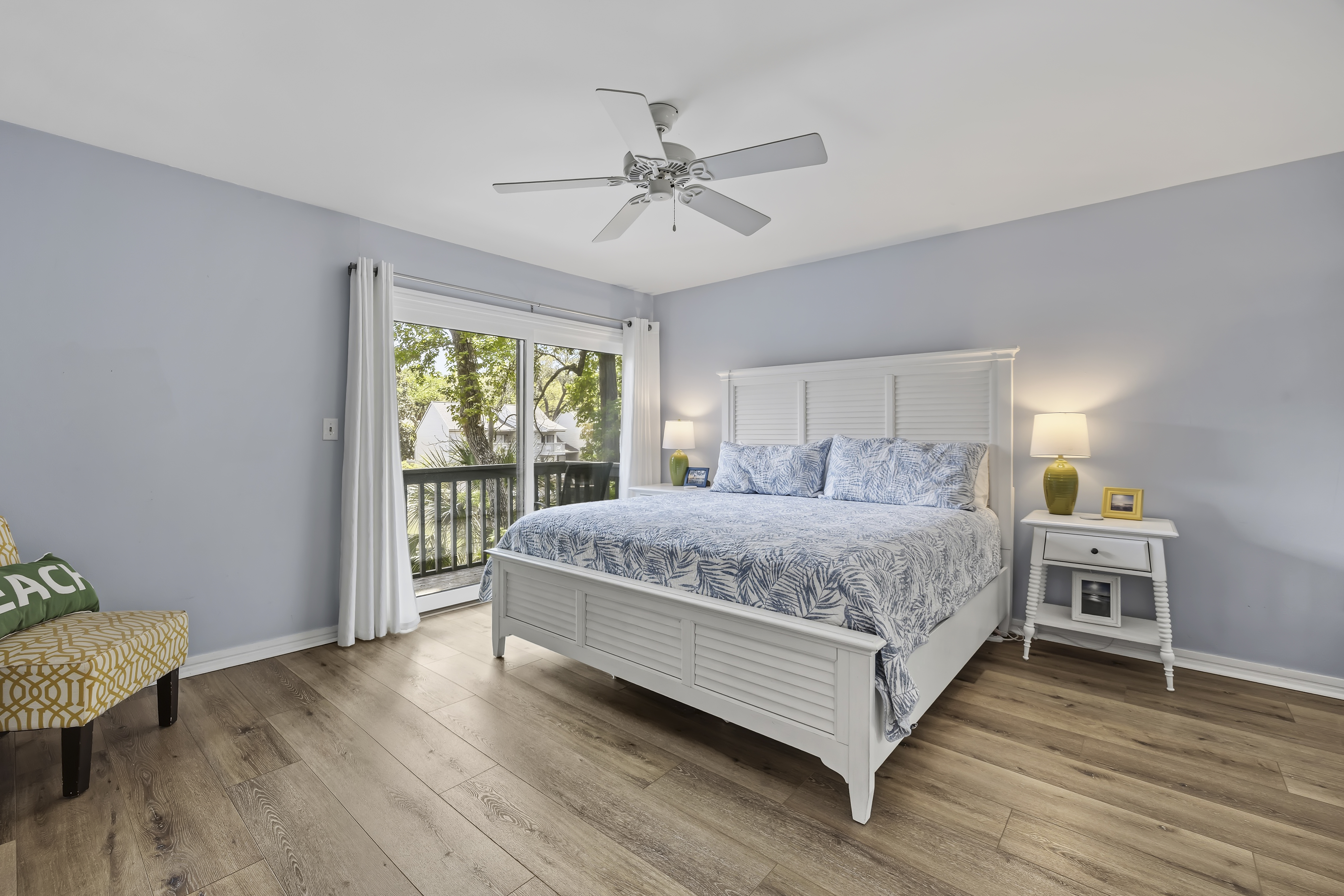 5 Hickory Cove | Bedroom 3 w/ King bed & twin bunk beds