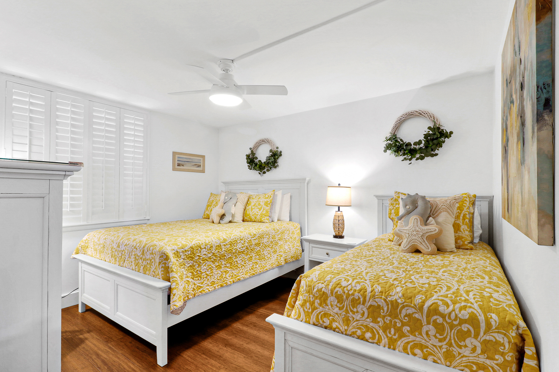 4501 Island Club | Bedroom 2 w/ 1 Full & 1 Twin Bed4501 Island C