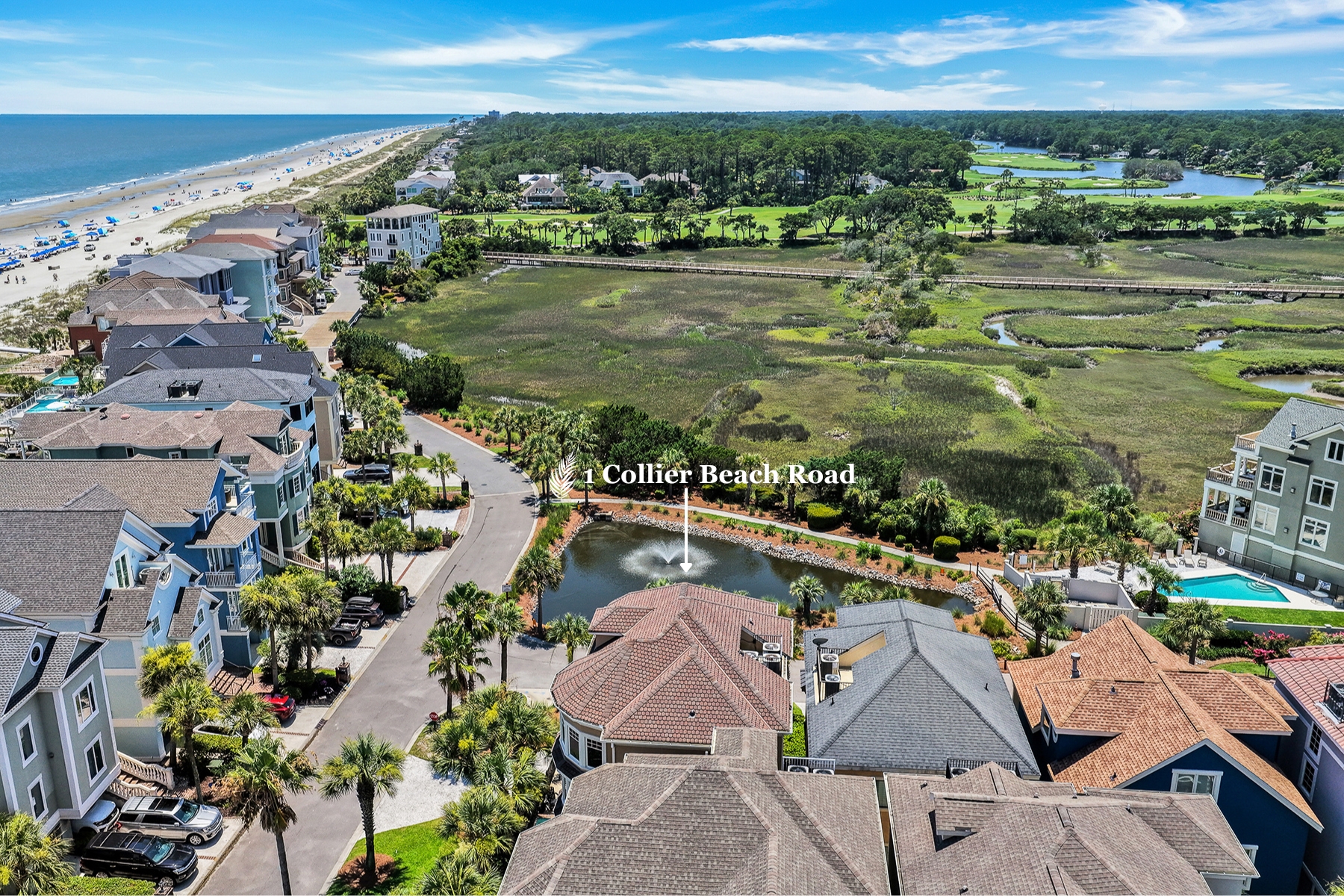 1 Collier Beach Road | Arial View