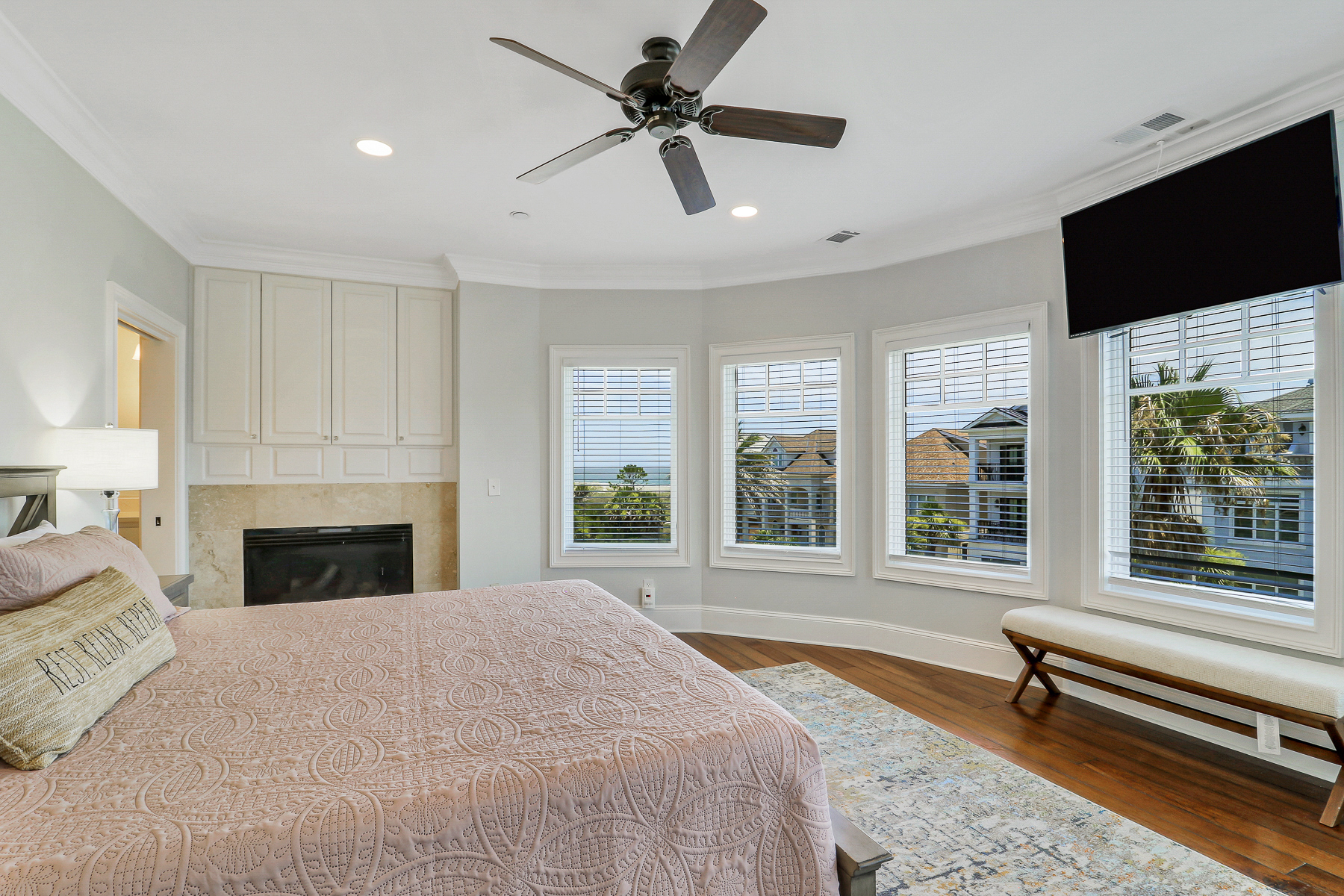 1 Collier Beach Road | Bedroom 5 king bed w/ ocean views