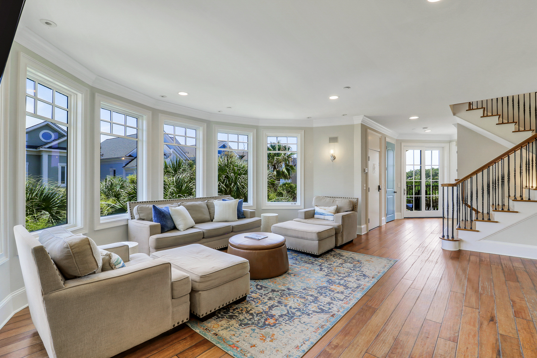 1 Collier Beach Road | Main Living room w/ fireplace and tv