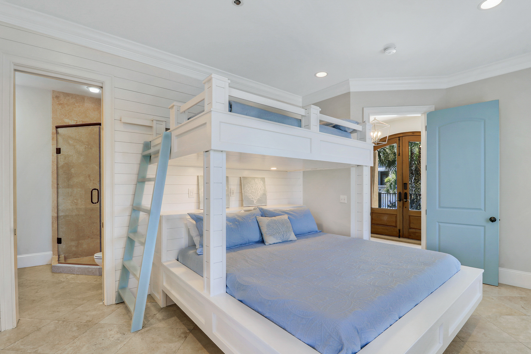 1 Collier Beach | Bedroom 1 Double over King w/ ensuite bathroom