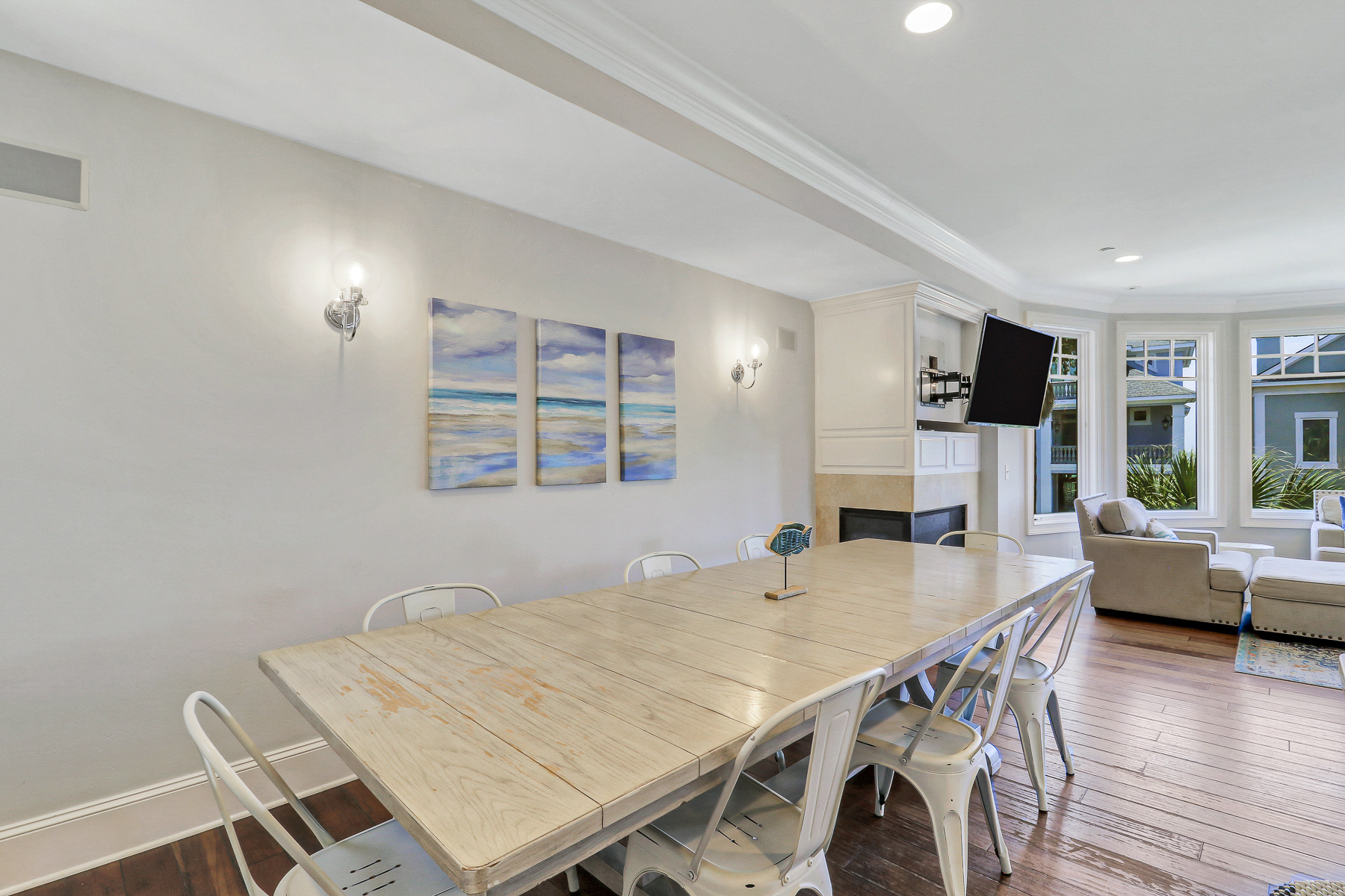 1 Collier Beach Road | Dining Table w/ seating for 8