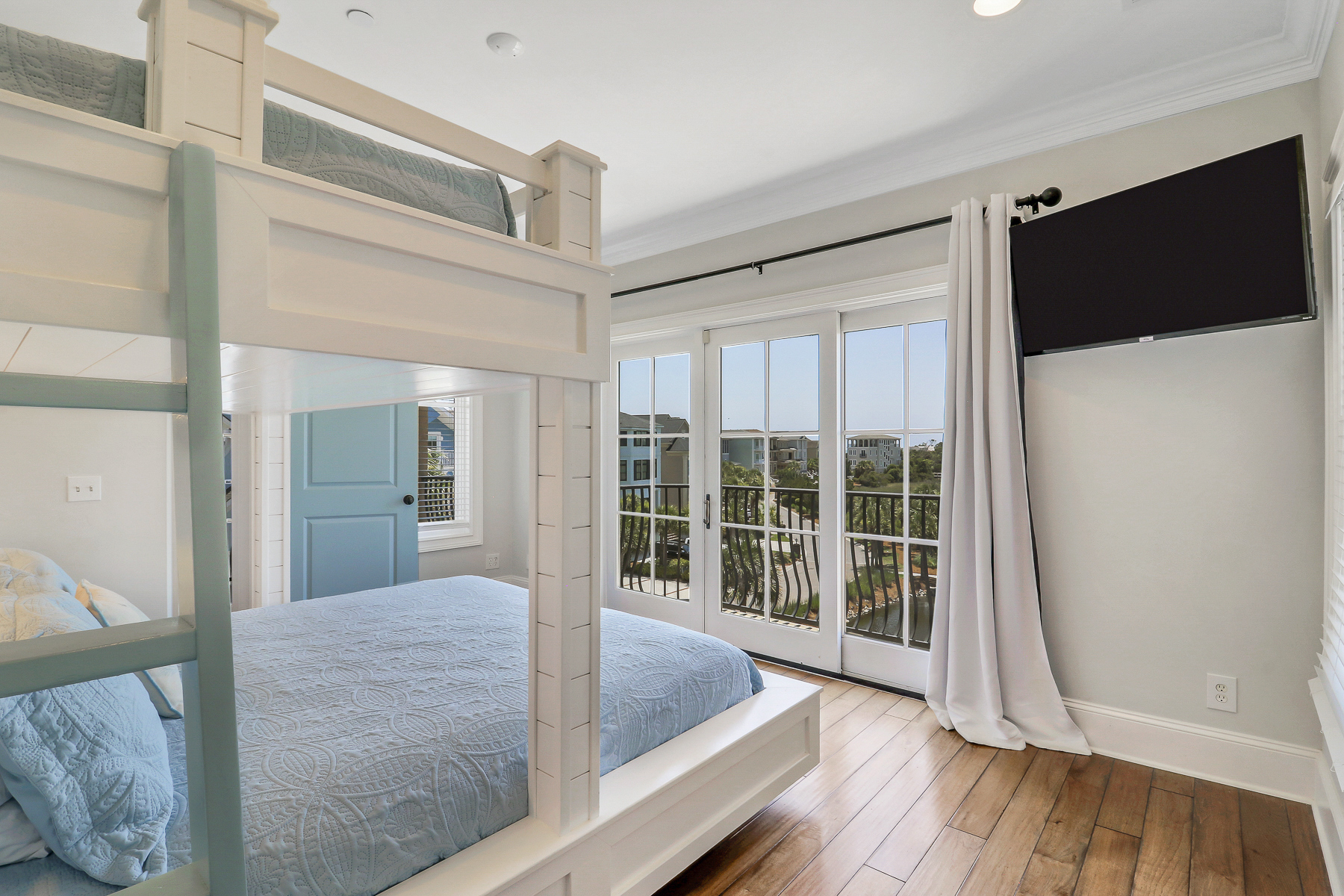 1 Collier Beach Road | Bedroom 4 Double over King bunk bed 