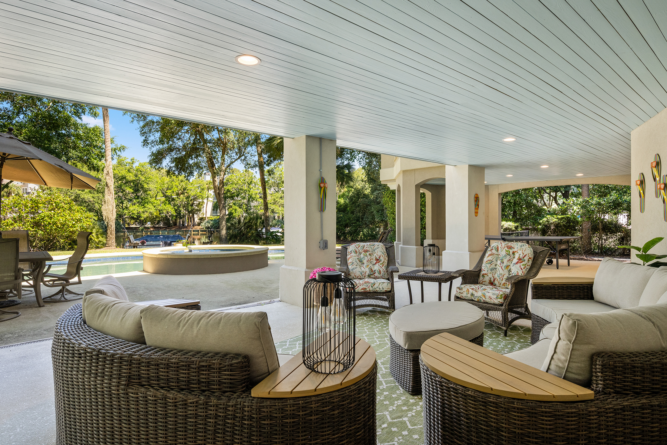 135 Mooring Buoy | Covered back deck area w/ comfortable seating
