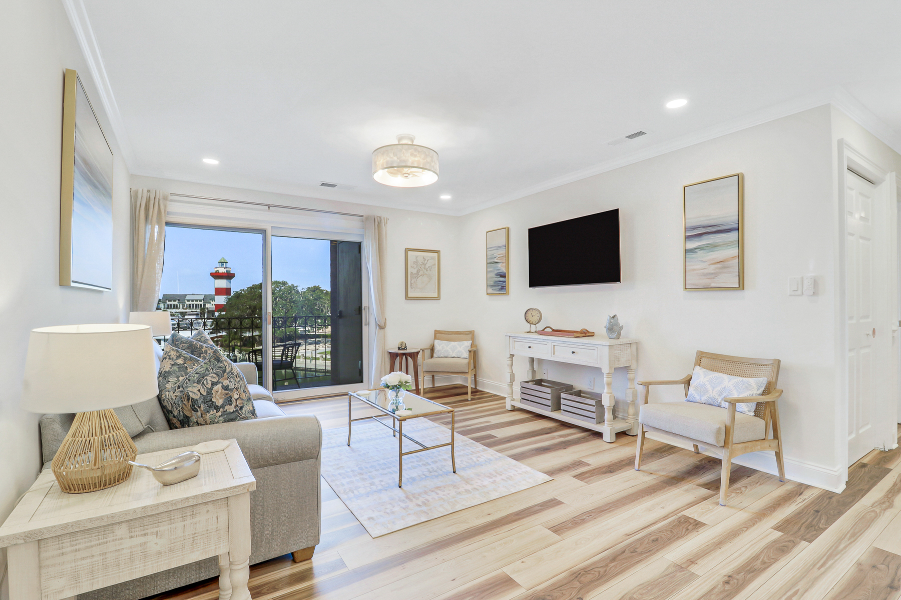 858 Ketch Court | Stunning living room w/ lighthouse views