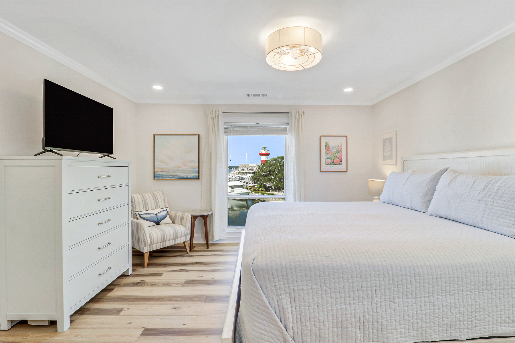 858 Ketch Court | Bedroom King Bed w/ lighthouse views 