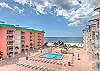 JC Resorts - Vacation Rental – Beach Cottages II 405 – Indian Shores - Pool and Beach View 