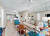 JC Resorts - Vacation Rental - Hamilton House 102 - Indian Rocks Beach - Living Room 2