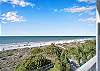 JC Resorts - Vacation Rental - Hamilton House 302 - Indian Rocks Beach – Balcony View of the Beach and Gulf