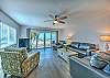 JC Resorts - Vacation Rental - Sand Dollar 102 -Indian Shores - Living Room 1