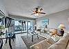 JC Resorts - Vacation Rental - Sand Dollar 103 -Indian Shores - Living Room 1