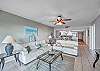 JC Resorts - Vacation Rental - Sand Dollar 103 -Indian Shores - Living Room 2