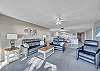 JC Resorts - Vacation Rental - Sand Dollar 104 -Indian Shores -Living Room 2