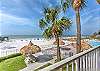 JC Resorts - Vacation Rental - Sand Dollar 106 -Indian Shores - Beach View from Balcony 