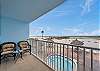 JC Resorts - Vacation Rental - Sand Dollar 109 -Indian Shores - Balcony 1