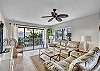 JC Resorts - Vacation Rental - Sand Dollar 112 -Indian Shores - Living Room 1  