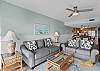 JC Resorts - Vacation Rental - Sand Dollar 203 - Indian Shores - Living Room 3