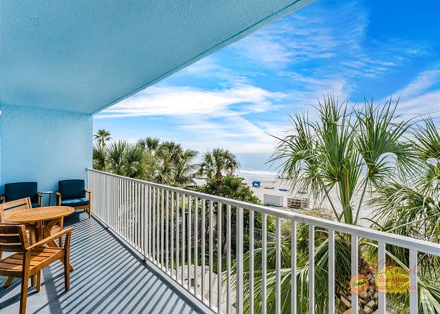 JC Resorts - Vacation Rental - Sand Dollar 203 - Indian Shores - Balcony 1