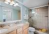 VJC Resorts - Vacation Rental - Sand Dollar 203 - Indian Shores - Main Bathroom 1