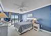 JC Resorts - Vacation Rental - Sand Dollar 205 -Indian Shores - Main Bedroom 1 