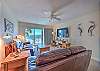 JC Resorts - Vacation Rental - Sand Dollar 207 -Indian Shores - Living Room 2