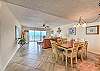 JC Resorts - Vacation Rental - Sand Dollar 209 -Indian Shores - Dining Room 1