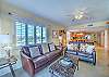 JC Resorts - Vacation Rental - Sand Dollar 212 -Indian Shores - Living Room 3