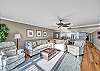 JC Resorts - Vacation Rental - Sand Dollar 304 -Indian Shores - Living Room 3