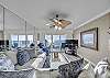 JC Resorts - Vacation Rental - Sand Dollar 305 -Indian Shores - Living Room 2