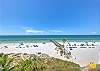 JC Resorts - Vacation Rental – Sand Dollar 402 - Indian Shores – Private Pier and Beach View from Balcony.