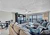JC Resorts - Vacation Rental - Sand Dollar 404 -Indian Shores - Living Room 2