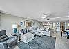 JC Resorts - Vacation Rental - Sand Dollar 404 -Indian Shores - Living Room 3
